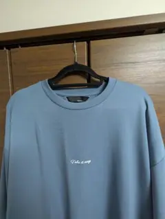 Take it easy オーバーサイズ Tシャツ 青