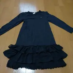 ハッシュアッシュ　HusHusH　ワンピース　黒　ブラック　140サイズ