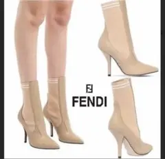 未使用 FENDI ミドル丈ブーツ