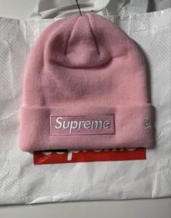 Supreme ピンク ニット帽