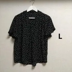 ジーラ　半袖ブラウス　L