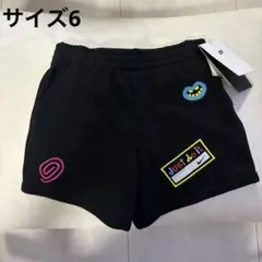 NIKE 刺繍andプリント　裏起毛ショートパンツ 【サイズ6】