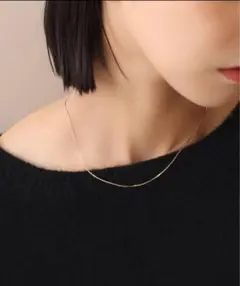 Lilas コンパクトチェーン38cmネックレス