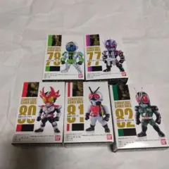 未開封コンバージ仮面ライダー14 シークレット含む5種セット　ブラックXアギト