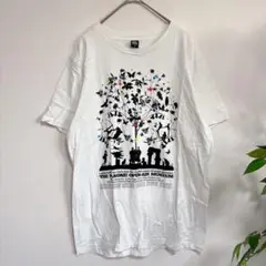 グラニフ graniph　Tシャツ　半袖　M ピースブルフラワー 男女兼用　夏