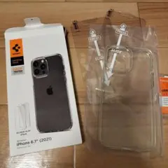 クリアケース　iPhone　6.7インチ　保護フィルム