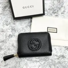 【新品】GUCCI グッチ ソーホー フリンジタッセル ミニ財布 コインケース
