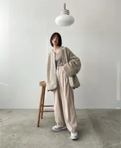 REVERSIBLE MILITARY BOA JACKET