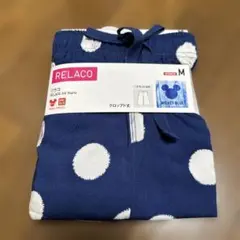 【新品未使用】ユニクロ UNIQLO ミッキー レーヨンリラコ クロップド丈 M