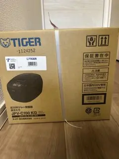 TIGER JPV-C100 KG グロスブラック 新品未使用品 炊きたて タイガー 炊飯器 5合 圧力IH炊飯器 TIGER 5.5合 グロス