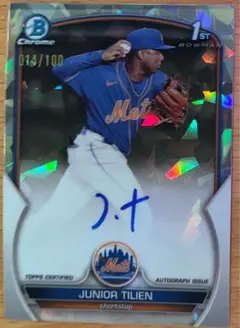 JUNIOR TILIEN TOPPS BOWMAN RC AUTO