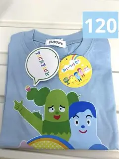 新品キャラクター☆みいつけた！コッシーアンドサボさん☆キッズTシャツ120cm