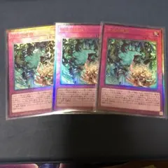 遊戯王　命王の螺旋　ドミナススパイラル　アルティメット　レリーフ　3枚