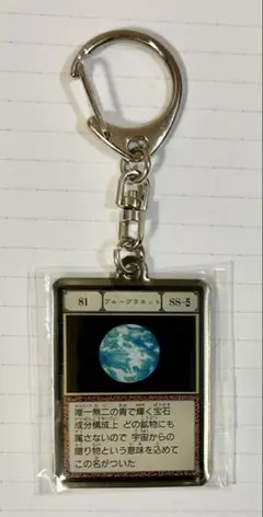 冨樫義博展 HUNTER×HUNTER メタルキーホルダー　ブループラネット