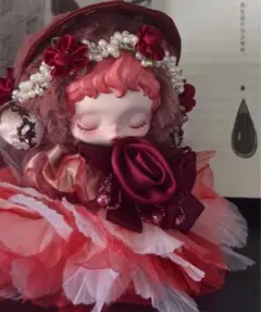 SKULLPANDAぬいぐる服　髪飾り２点セット　ぬいぐるみなし　POPMART