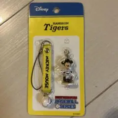 新品未使用　阪神タイガース　ディズニー　ストラップ　ミッキー