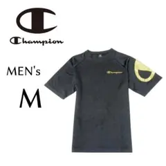 Champion チャンピオン 半袖プラクティスシャツ 黒×金 スポーツウエア