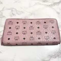 MCM 長財布 ピンク
