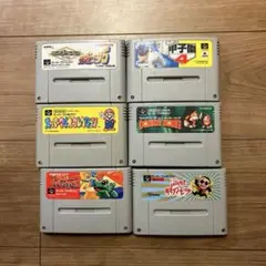 スーパーファミコン ゲームソフト おまとめ　ドンキーコング　マリオ　ファミスタ