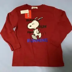 PEANUTS スヌーピー 長袖カットソー 130 タグ付き新品