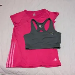 【お値下げ❗❗】adidas フィットネスウェア　PUMA インナーブラ