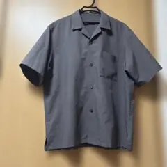 グレー 半袖シャツ ポケット付き