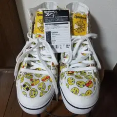 リーボック Reebok classicハイカットスニーカー キャンバス テニス