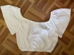 EMODA エモダ オフショル トップス 半袖 シフォン