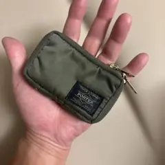 PORTER オリーブ ナイロンキーケース