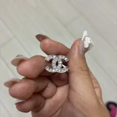 CHANEL ダブルCロゴ スタッドピアス
