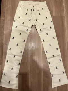 パーリーゲイツ☆スカルバニー刺繍パンツ
