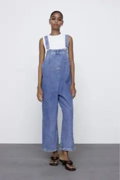 ZARA デニム オールインワン オーバーオール