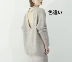 ロザリームーン バックオープンプルオーバー パープル