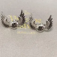 ヴィヴィアン 羽ハート ピアス