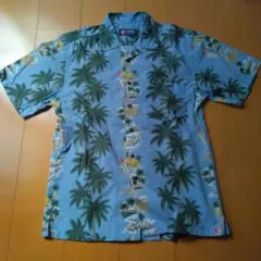 CHAPS チャップス　 アロハシャツ　ヤシの木