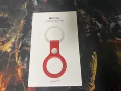 Apple AirTag Leather Key Ring レッド 純正 新品