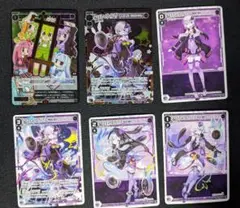 ウィクロス WIXOSS プロモ　結月ゆかり キラ 箔押し　ノーマル　計5枚