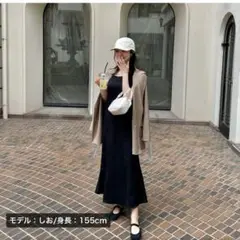 RiLi STORE バッグスリットマーメイドキャミワンピ
