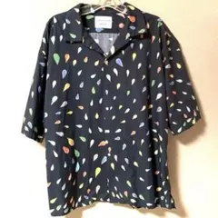 ツモリチサトbyニコアンド コラボシャツ＜しずく柄＞L