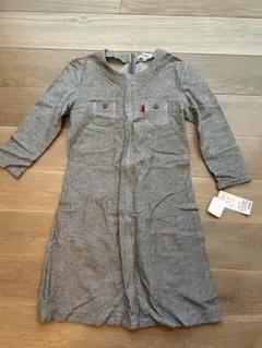 BURBERRYS グレー 七分袖ワンピース 160A