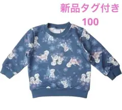 1480→1380新品⭐︎100 タグ付き　アナ雪　裏毛　トレーナー ディズニー