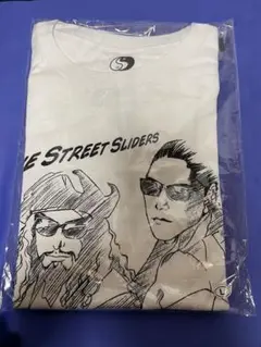 スライダーズ 上條淳士 コラボ ハリー&蘭丸Tシャツ Lサイズ 黒【未開封】 スライダーズ 上條淳士 コラボ ハリー&蘭丸Tシャツ Lサイズ 黒