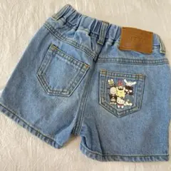 女の子　ズボン　デニムショートパンツ 90 サンリオ