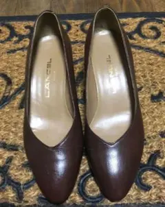 LANCEL ランセル パンプス　ブラウン　シンプルデザイン
