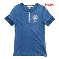 【H＆M】エイチアンドエム　半袖　ヘンリーネックTシャツ　0147