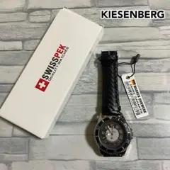 美品 未使用 KIESENBERG アナログ 腕時計 クォーツ レザー ベルト