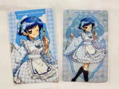 【ぴちぴちピッチ】THEキャラ 和装メイド　宝生波音 コレクションカード 2点