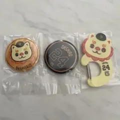 読売ジャイアンツ 大城卓三 エニマイくじ 缶バッチ＆アクリルカラビナ