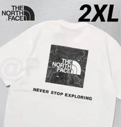 ノースフェイス Tシャツ バックプリント 新品 2XL 白 ホワイト