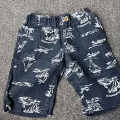 CLOSSNI 海の風景柄 ハーフパンツ 130